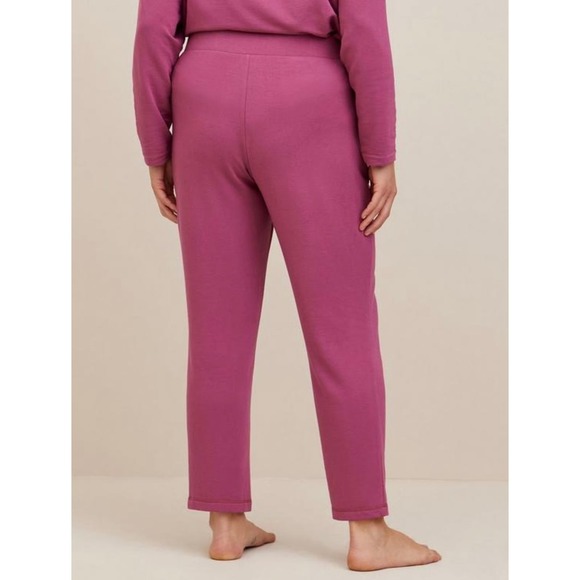 Torrid Fleece Crop Lounge Pant 00 M/L - Picture 3 of 3